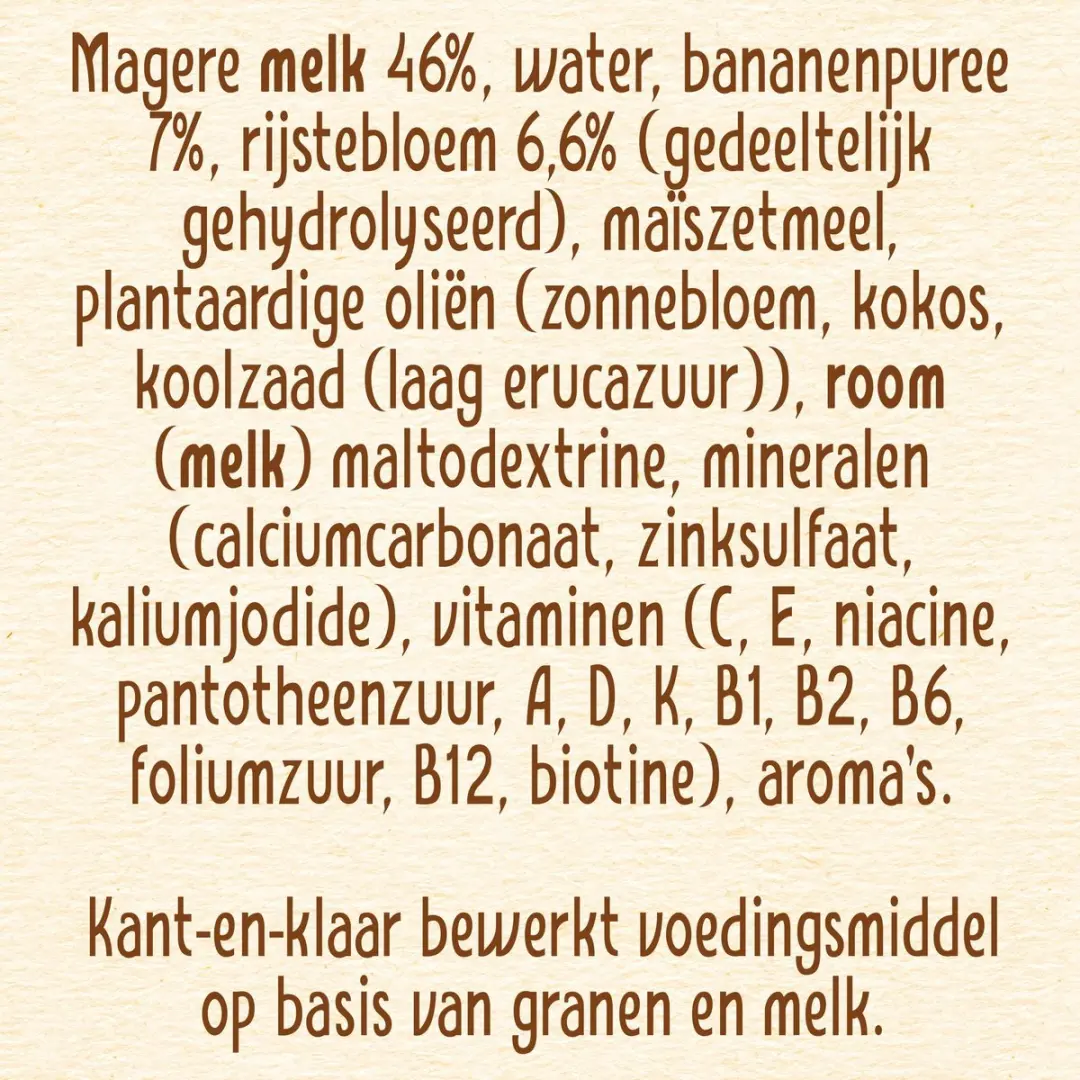 Nestlé PyjamaPapje Banaan 250ml - 4 Stuks