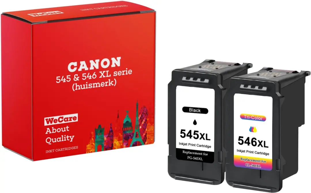 weCare Inktcartridges PG-545 XL + CL-546 XL