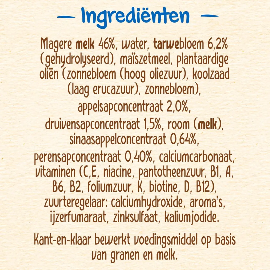 Nestlé PyjamaPapje Multifruit - 6 Stuks (6x2x250ml)