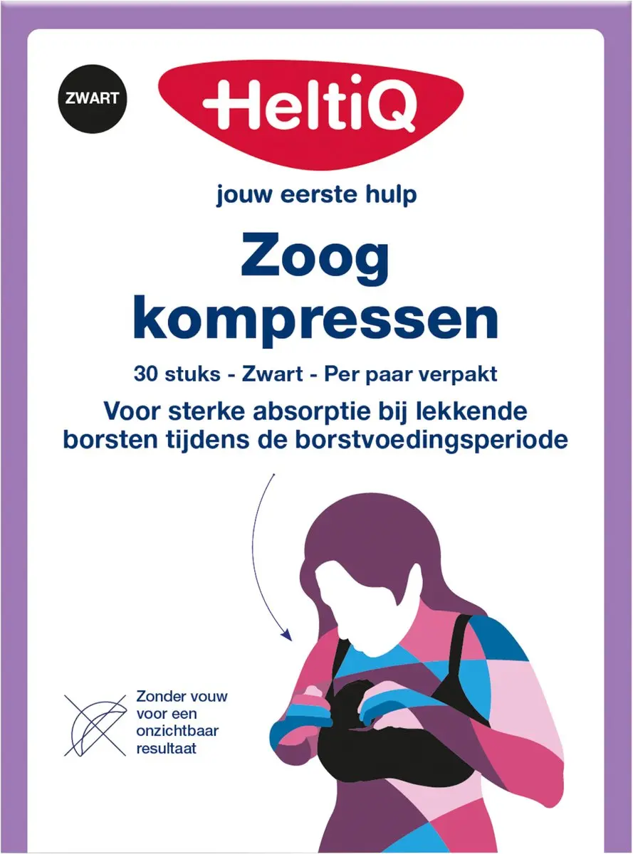 HeltiQ Zoogkompressen Voorgevormd