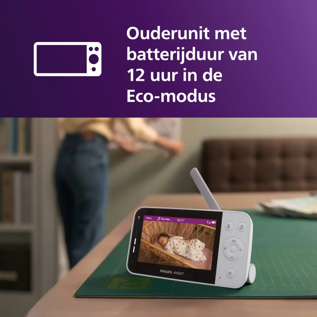 Philips Avent SCD951/26 Connected Beeldbabyfoon - 4.3" Scherm