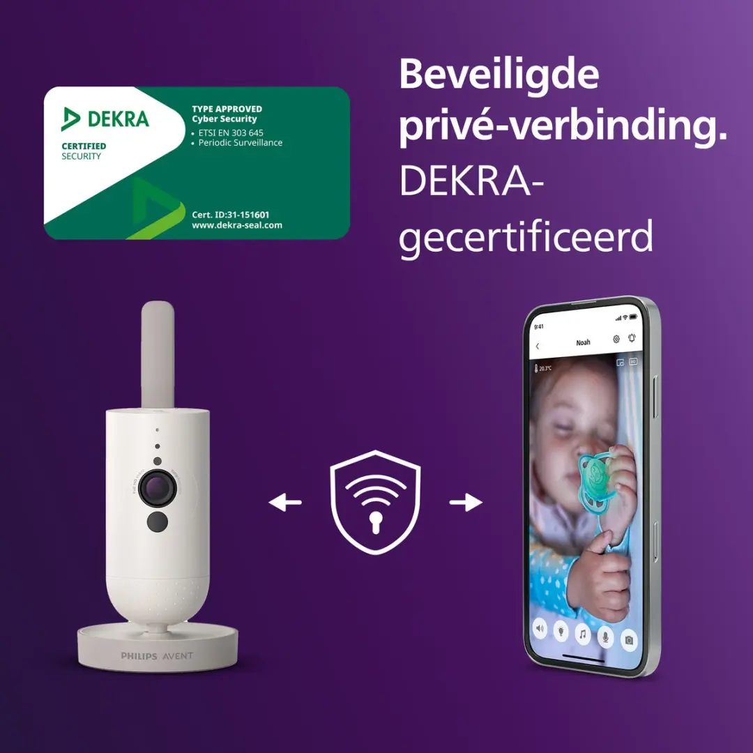 Philips Avent SCD951/26 Connected Beeldbabyfoon - 4.3" Scherm