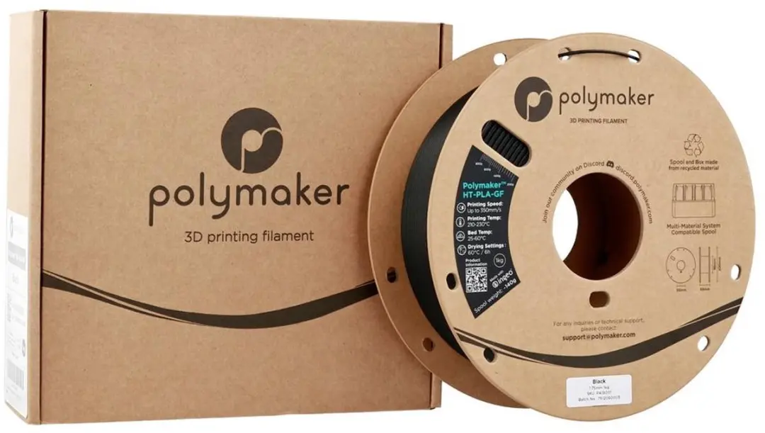 Polymaker HT-PLA-GF Filament 1.75mm - Glasvezelversterkt - 100m