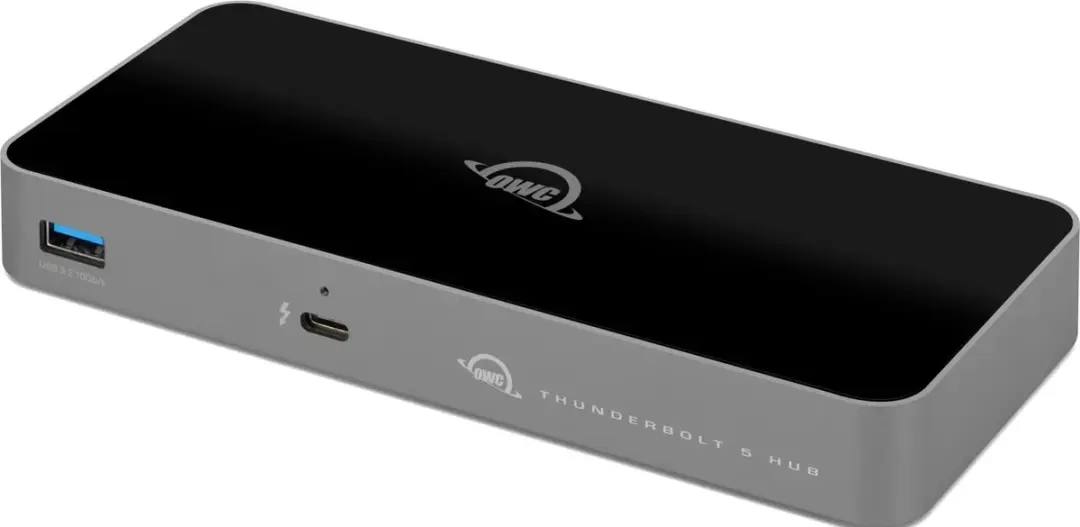 OWC Thunderbolt 5 Hub OWCTB5HUB5PF - 120 Gb/s - 140W - Zilver/Zwart
