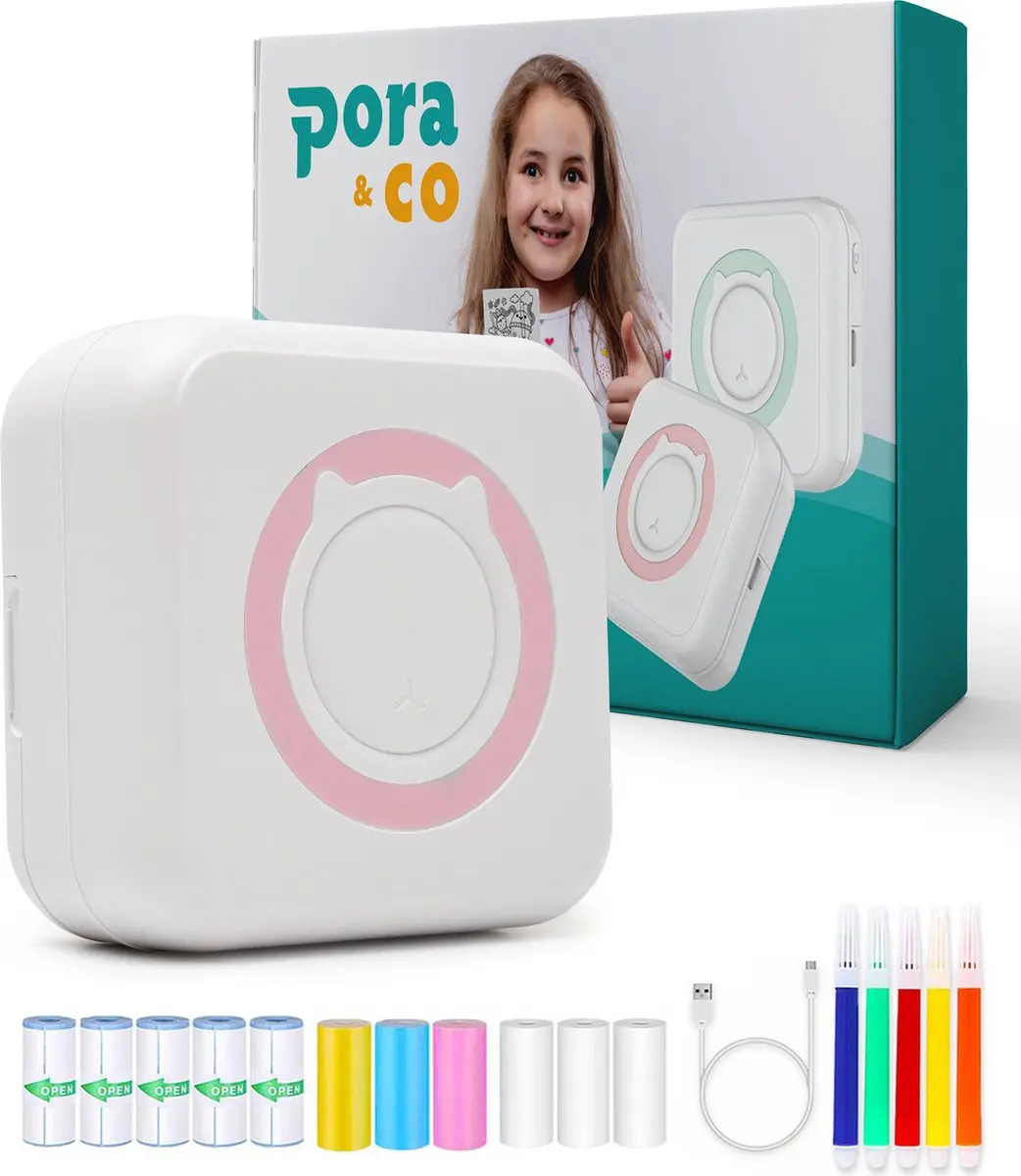 Pora&Co Mini Printer voor Smartphone