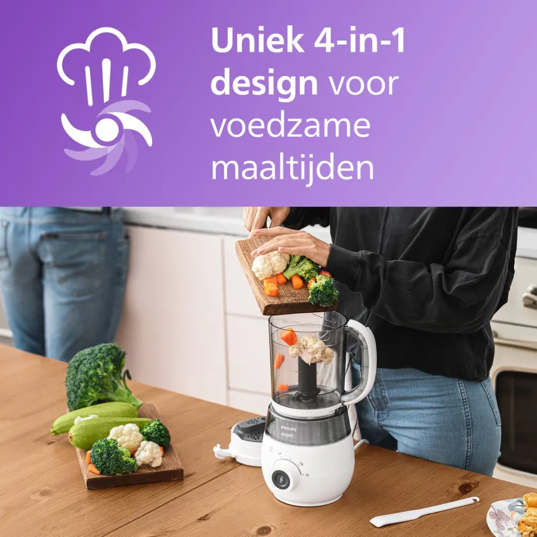 Philips Avent SCF883/01 Stomer/Blender 1000ml - Wit