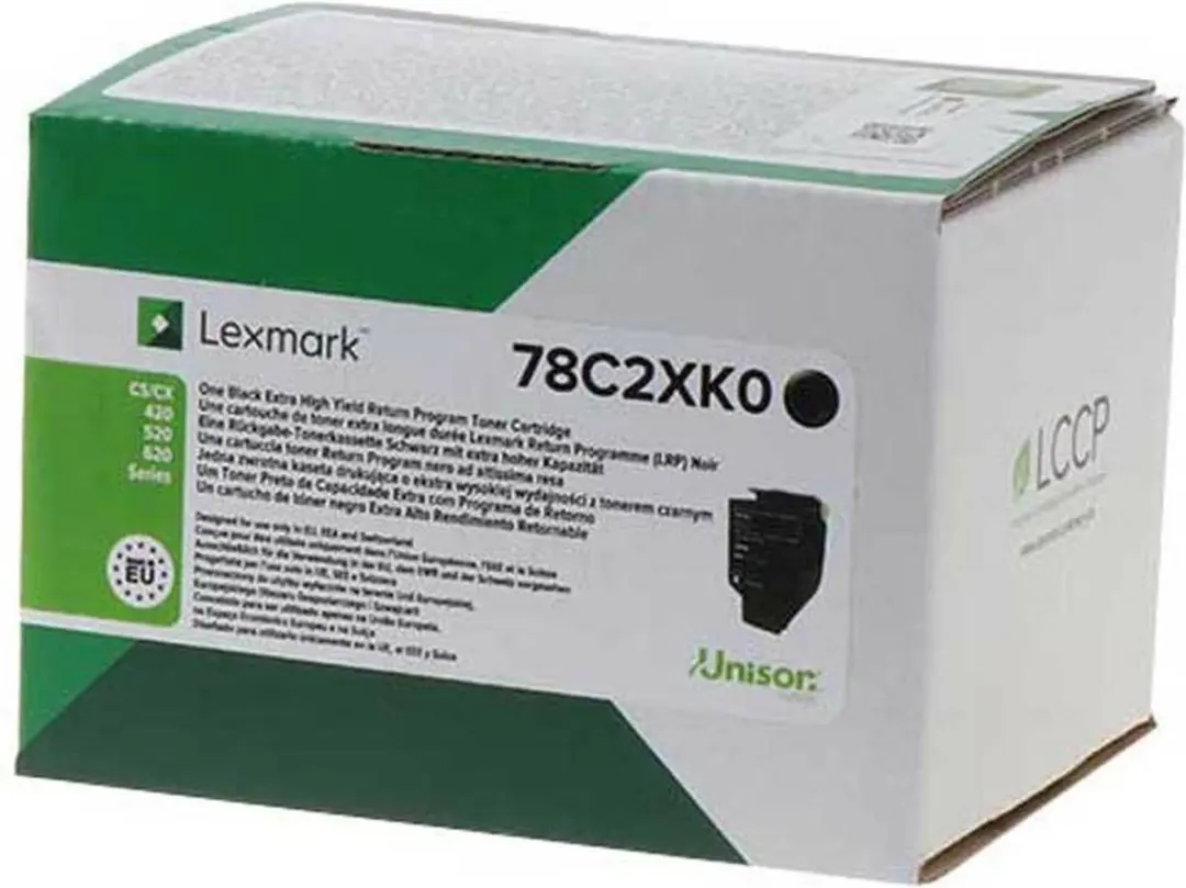Lexmark 78C2XK0 Toner - Zwart
