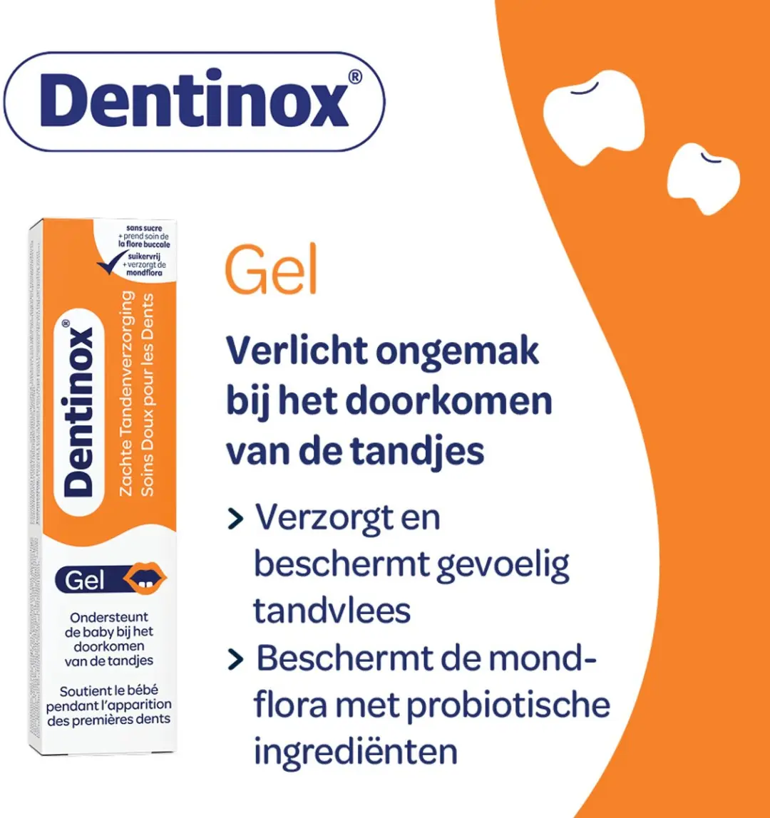 Dentinox Gel Tandenverzorging 10g - Kamillesmaak