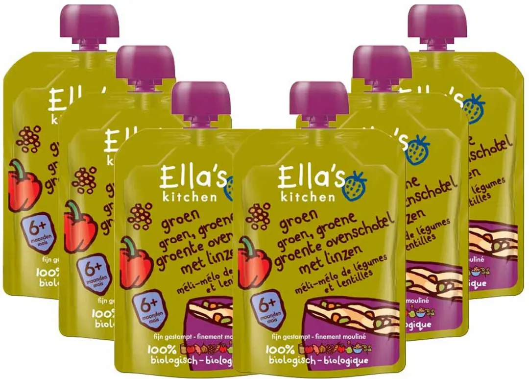 Ella’s Kitchen Biologisch Groente Ovenschotel Linzen 6+M