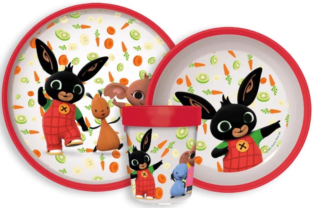 Bing Happy Carrots Antislip Eetset