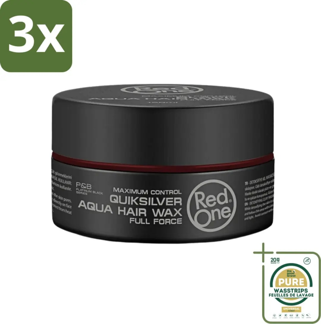 Red One Quicksilver Aqua Hair Wax 450ml