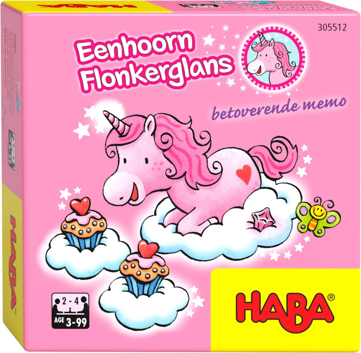 Haba Eenhoorn Flonkerglans Memo - 4 Spelers