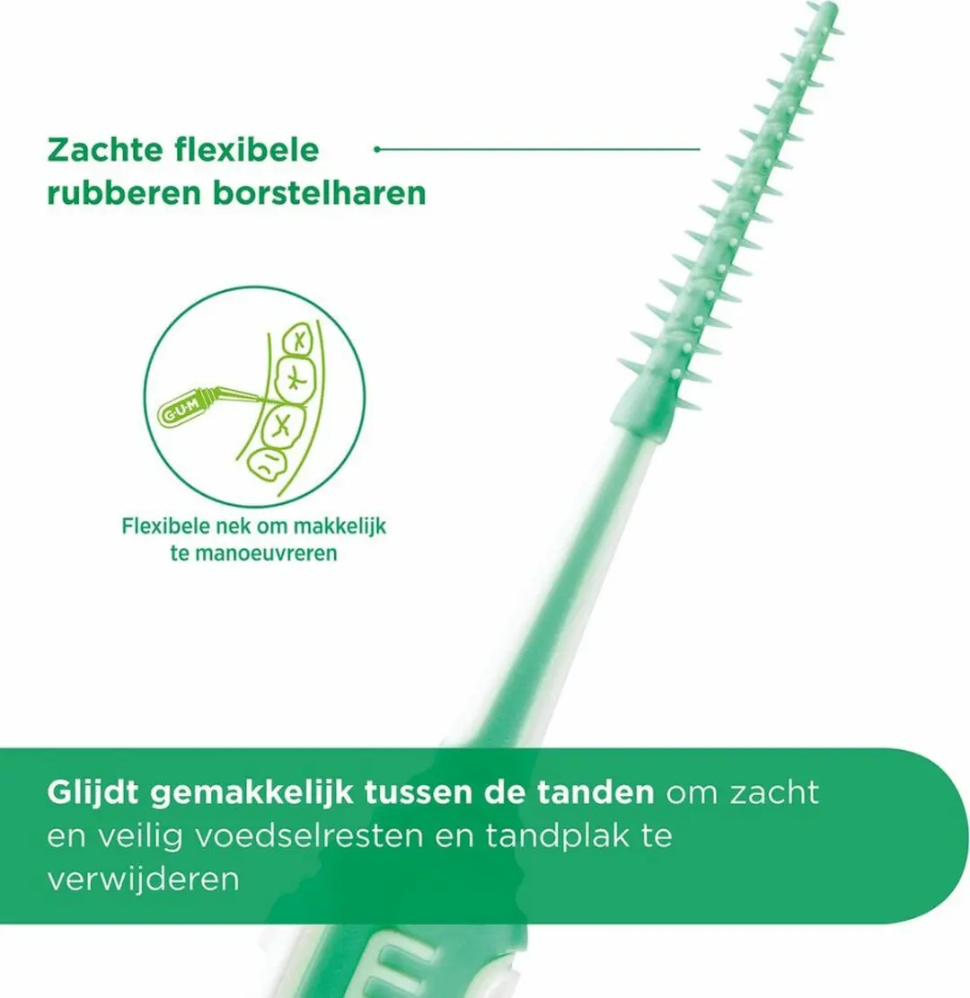 GUM Soft-Picks Comfort Flex Mint - 120 Stuks