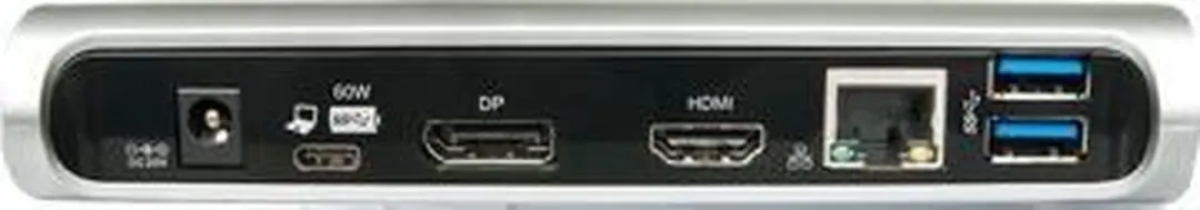 Hamlet HDOCKS500C Notebook Dock - USB 3.0 - Zwart/Zilver