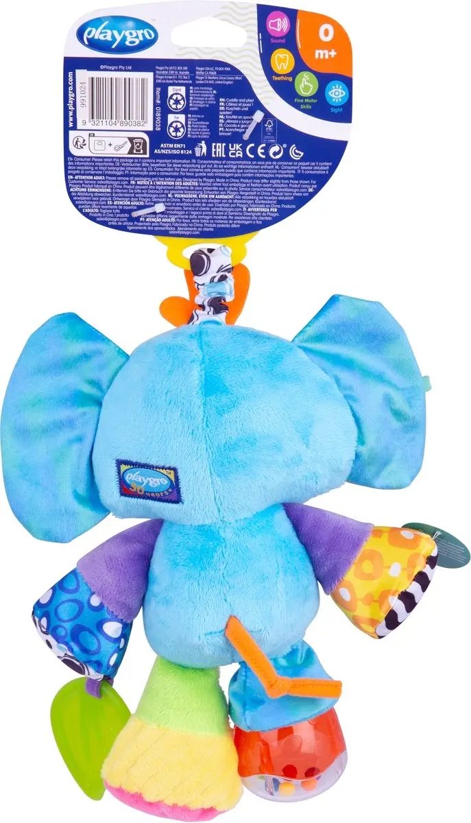 Playgro Elly Olifant Activiteiten Vriend - Multi