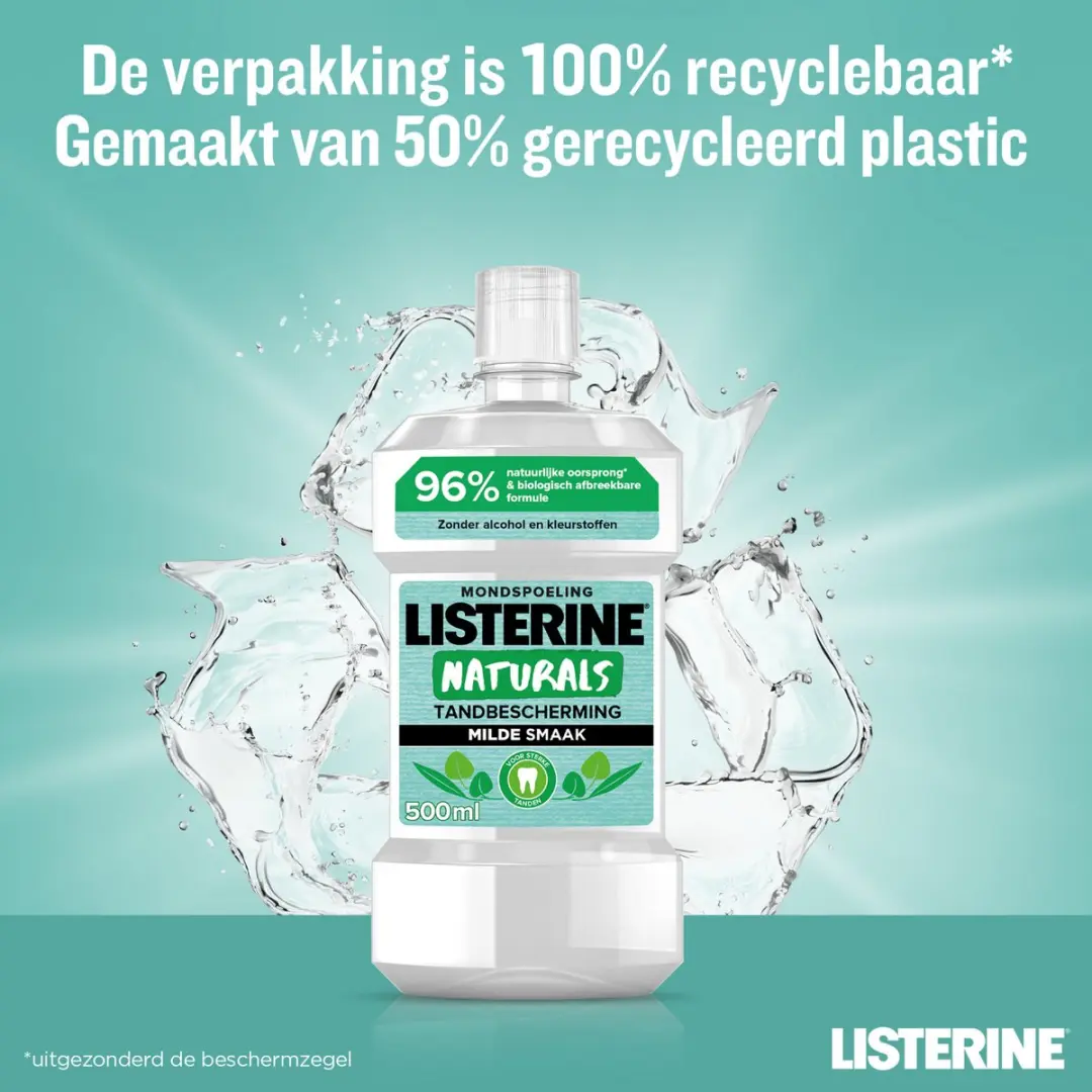 Listerine Naturals Mondwater 500ml