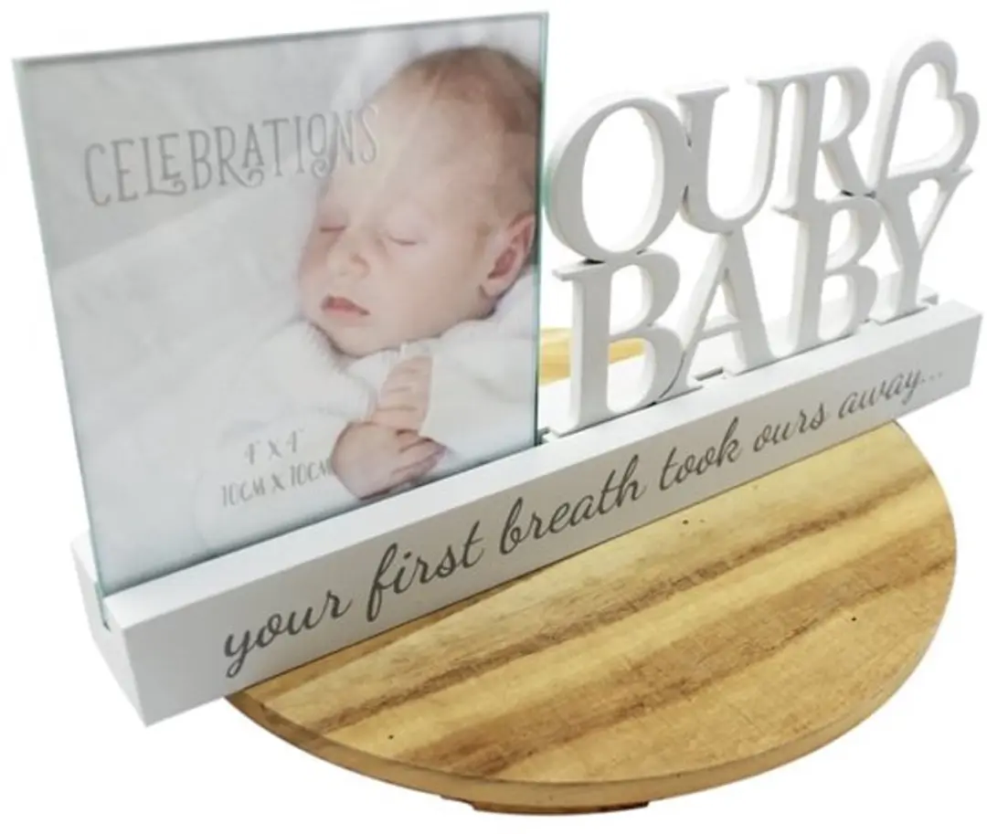 Celebrations Fotolijst Houten Letters Our Baby