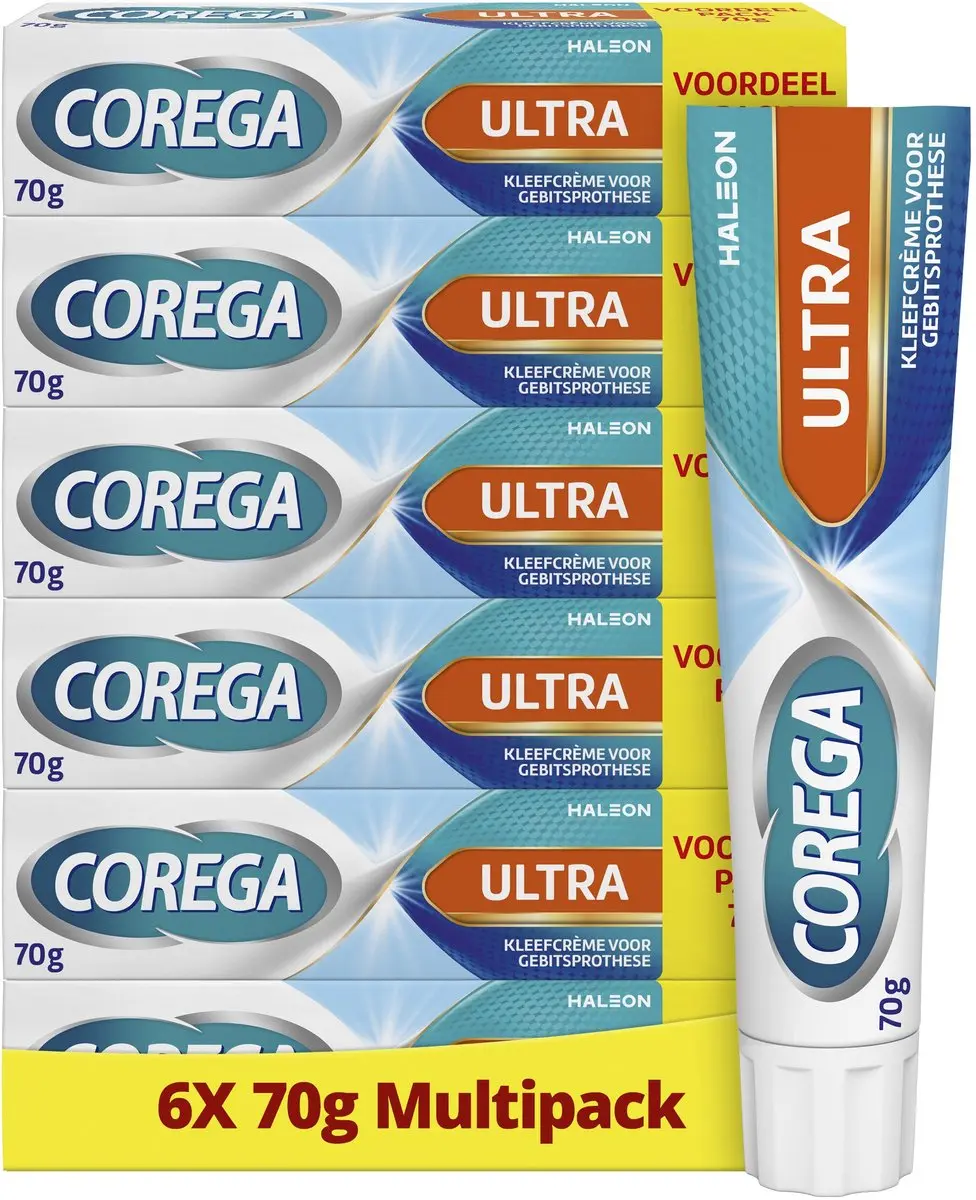 Corega Ultra Kleefcrème Kunstgebit 420g