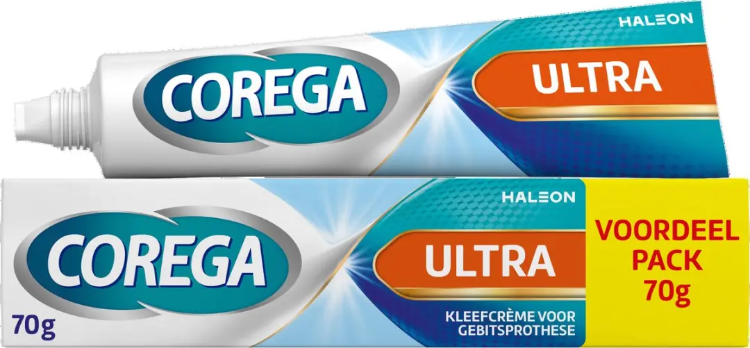 Corega Ultra Kleefcrème Kunstgebit 420g - 6 Stuks