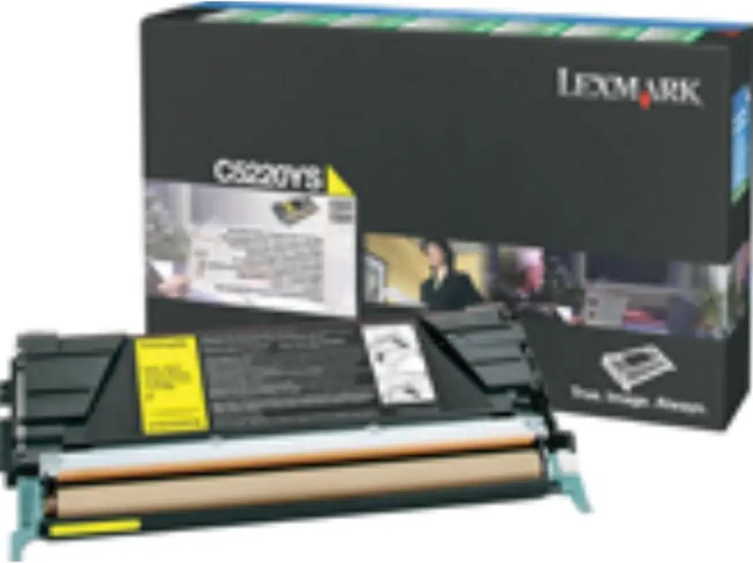 Lexmark 00C5220YS Geel Tonercartridge