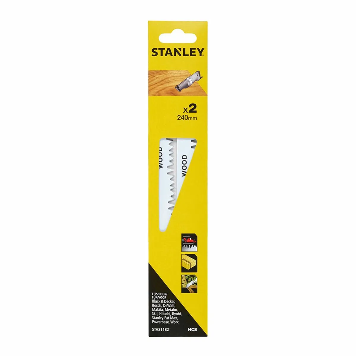 Stanley STA21182-XJ Zaagblad 24cm