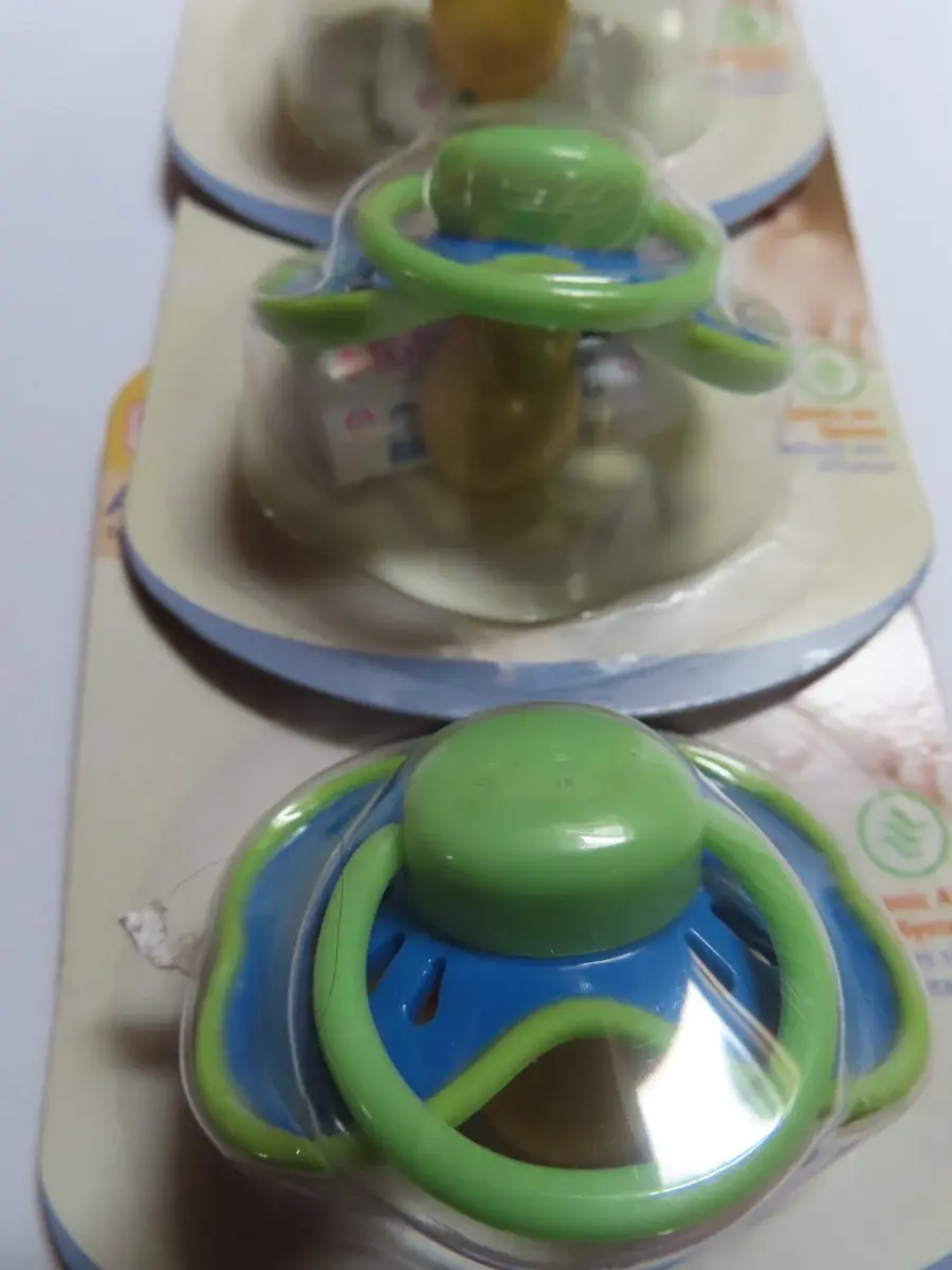 Nûby Fopspeen 3 Pack - Blauw/Groen - 6+ Maanden