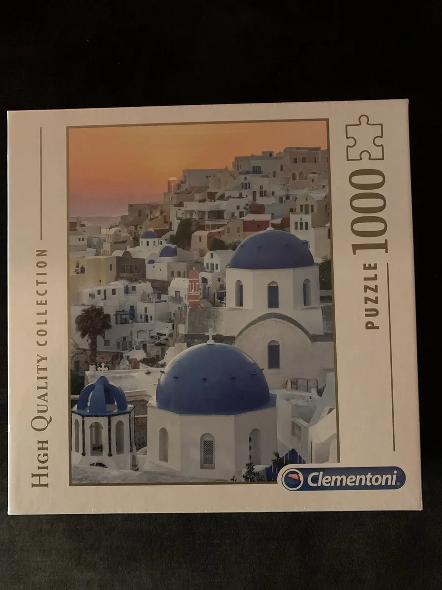 Clementoni Santorini Puzzel 1000 Stukjes