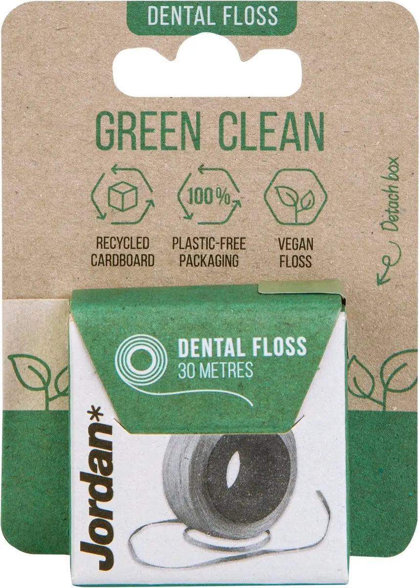 Jordan Green Clean Floss - 12 Stuks