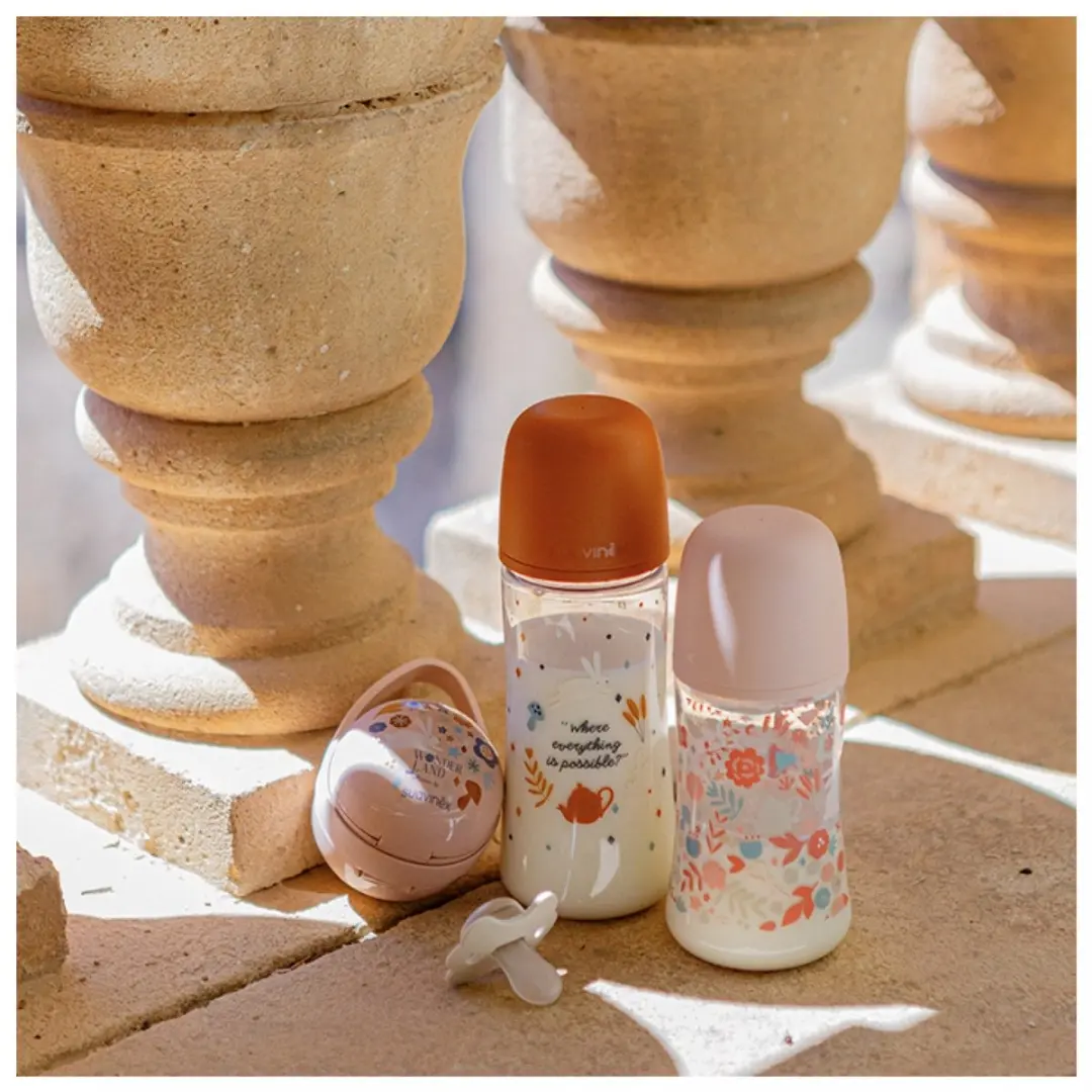 Suavinex Wonderland SX Pro Fles Roze - 270ml - 2 Stuks
