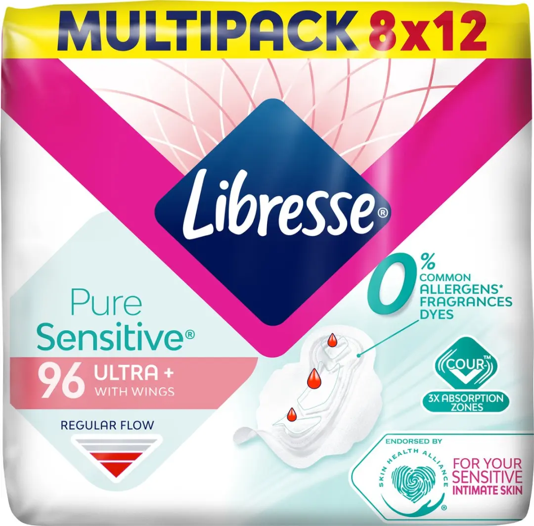 Libresse Pure Sensitive Ultra Wing Maandverband