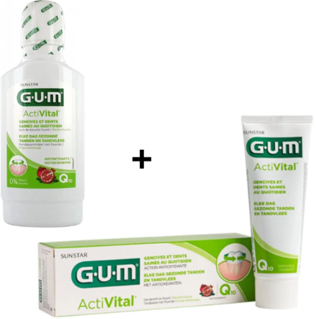 Gum Activital Tandpasta & Mondwater - 2x375ml