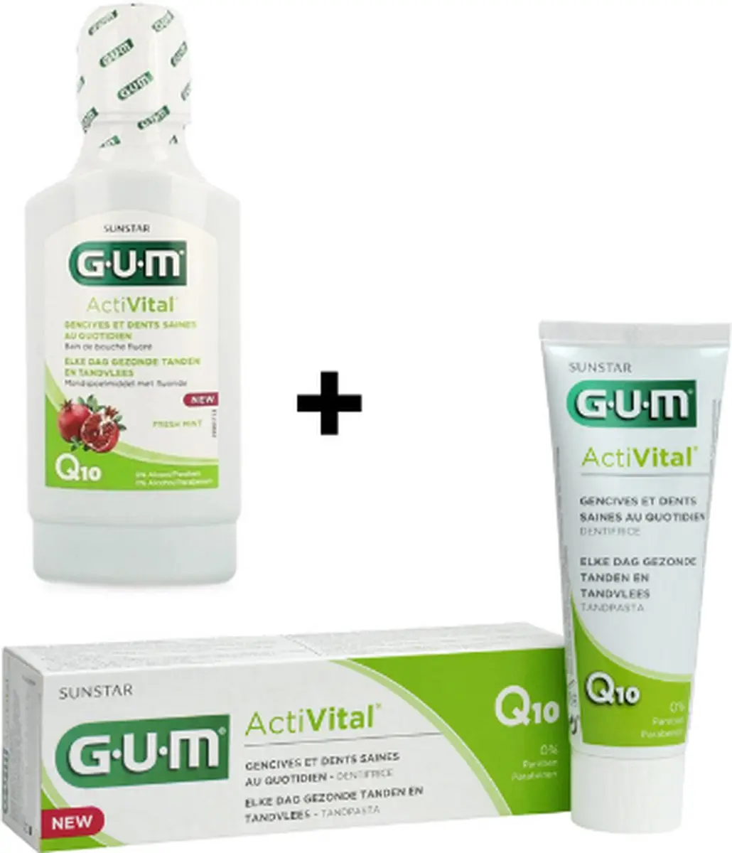 Gum Activital Tandpasta & Mondwater - 2x375ml