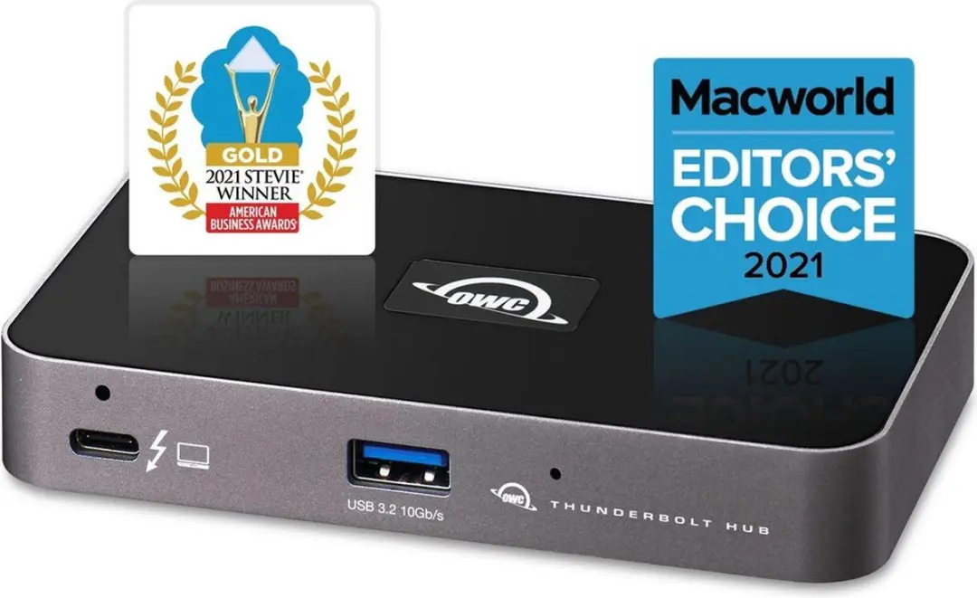 OWC Thunderbolt 4 Hub OWCTB4HUB5P - 4x Thunderbolt/USB-C + USB-A 60W - Zwart
