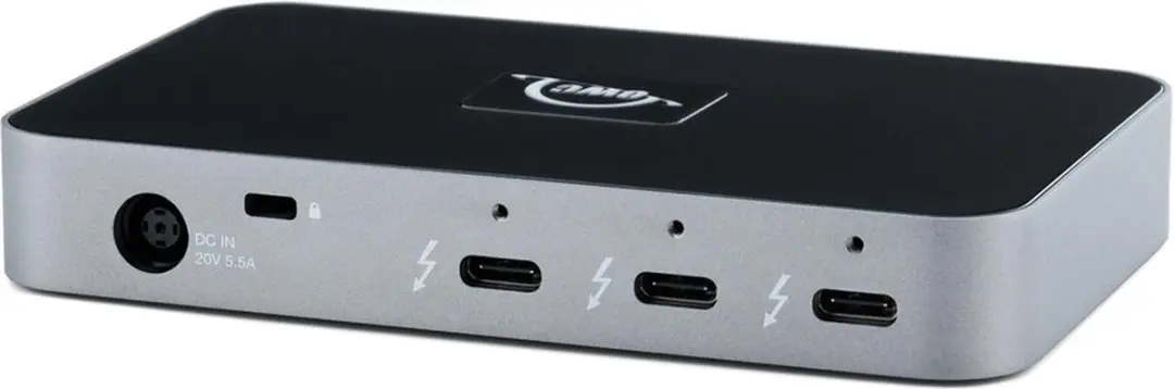 OWC Thunderbolt 4 Hub OWCTB4HUB5P - 4x Thunderbolt/USB-C + USB-A 60W - Zwart