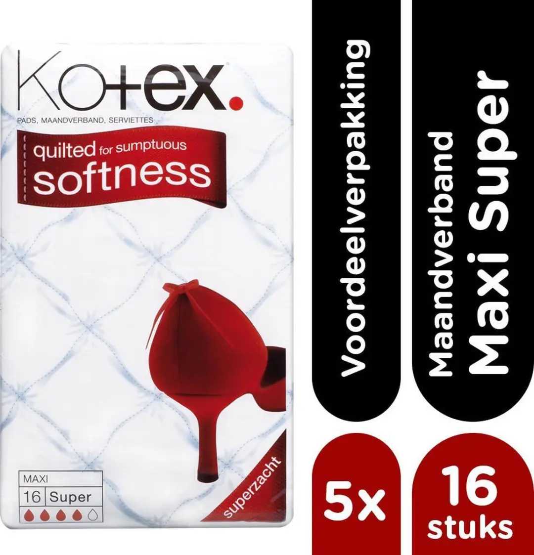 Kotex Maxi Super Maandverband - 80 Stuks