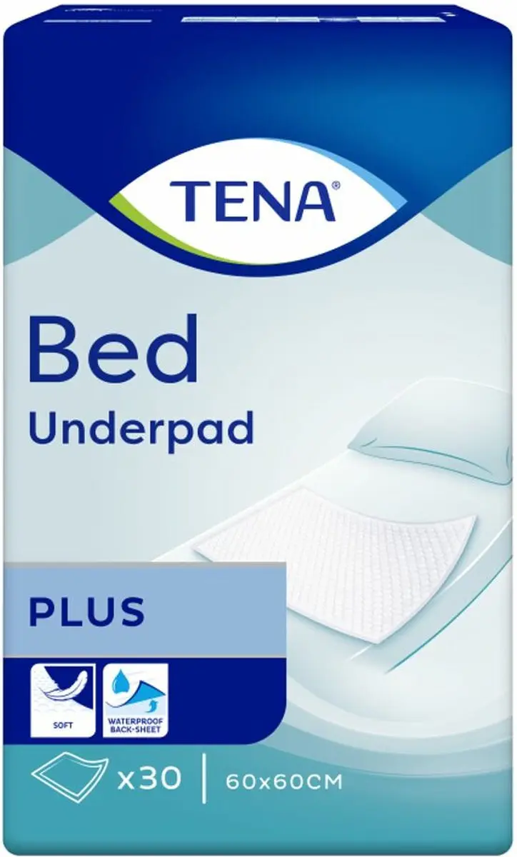 TENA Bed Onderlegger Plus 60x60cm - 160 Stuks