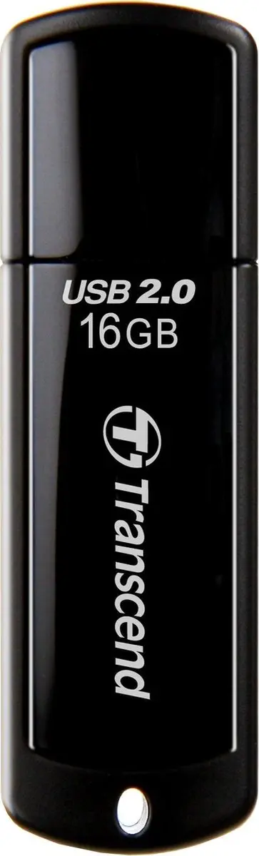 Transcend JetFlash elite 350 USB-stick 16GB - Zwart