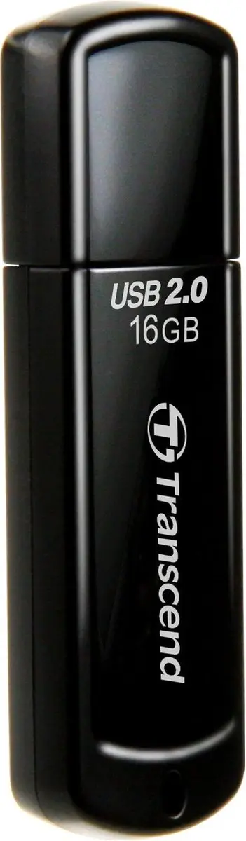 Transcend JetFlash elite 350 USB-stick 16GB - Zwart