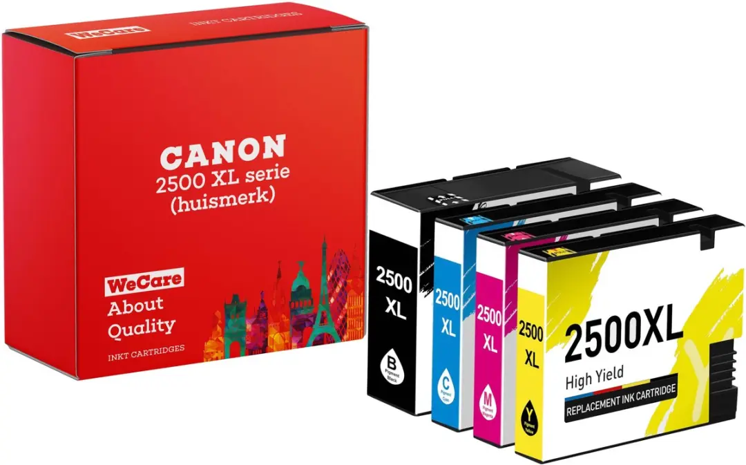 weCare Canon PGI-2500 XL Inktcartridges