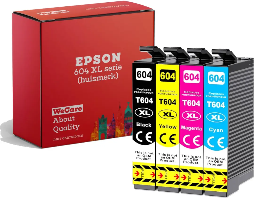 weCare 4-pack E604XL Inktcartridges