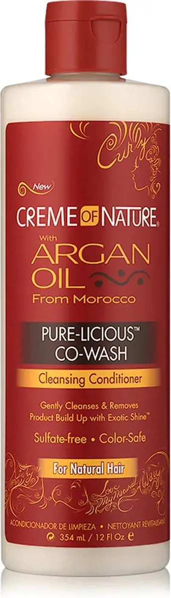 Creme of Nature Argan Oil Pure-Licious Co Wash 355ml