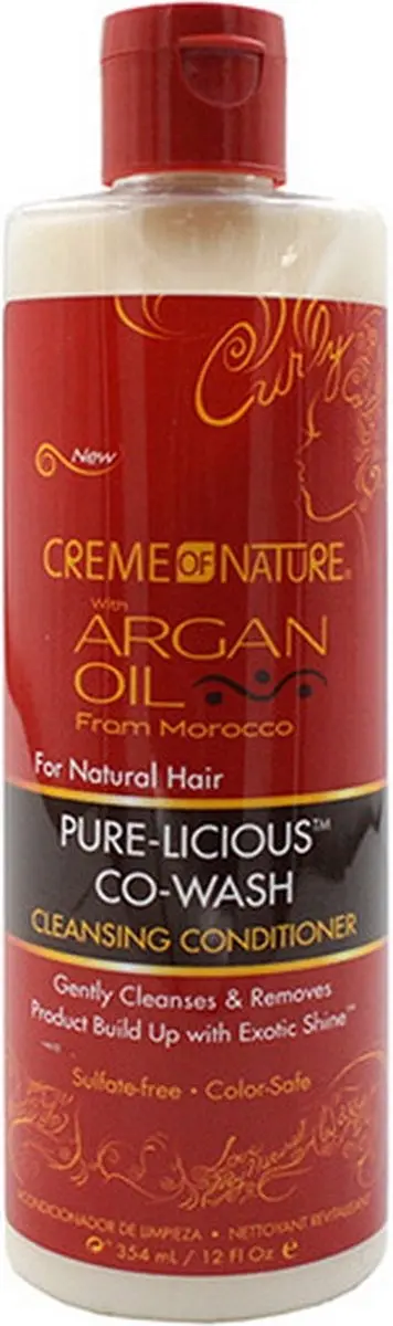 Creme of Nature Argan Oil Pure-Licious Co Wash 355ml