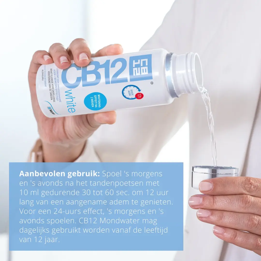 CB12 White Mondwater 250ml - Frisse Adem & Whitening