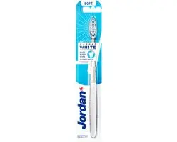 Jordan Target White Soft Tandenborstel - Wit/Blauw