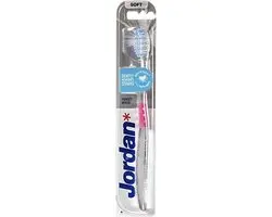Jordan Target White Soft Tandenborstel - Wit/Blauw