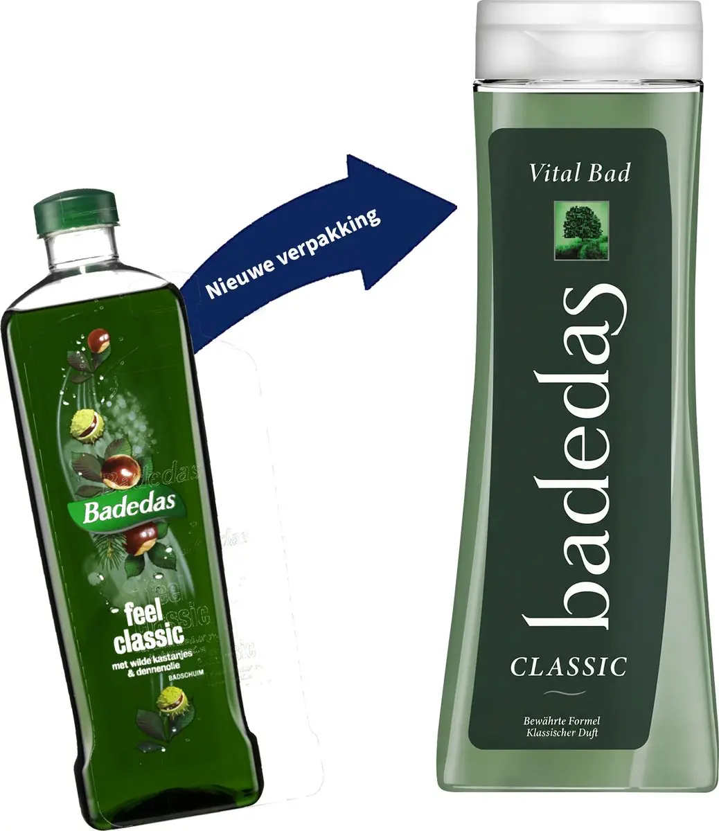 Badedas Vital Bad Schaumbad 500ml - 3 Stuks