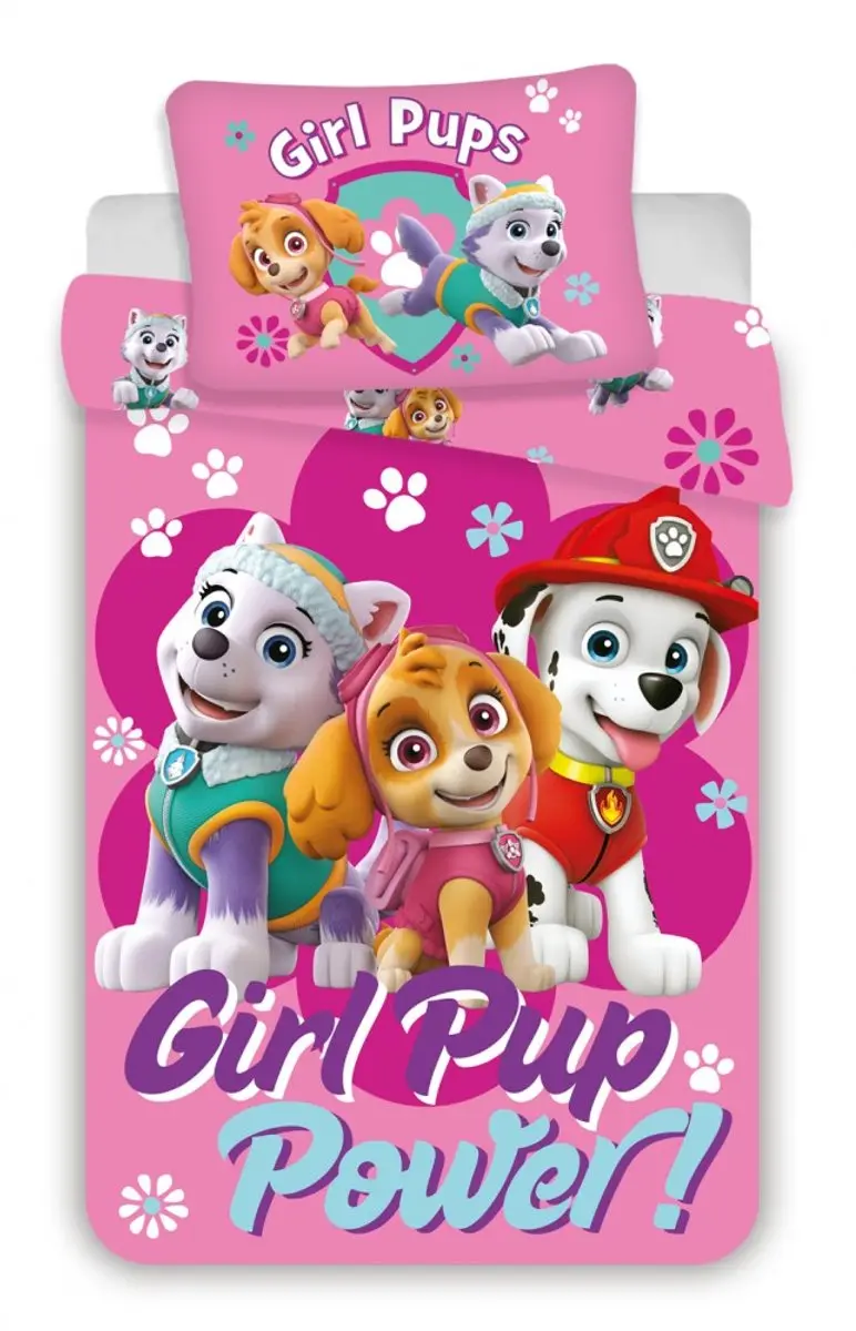 PAW Patrol Dekbedovertrek Girl Pup Power