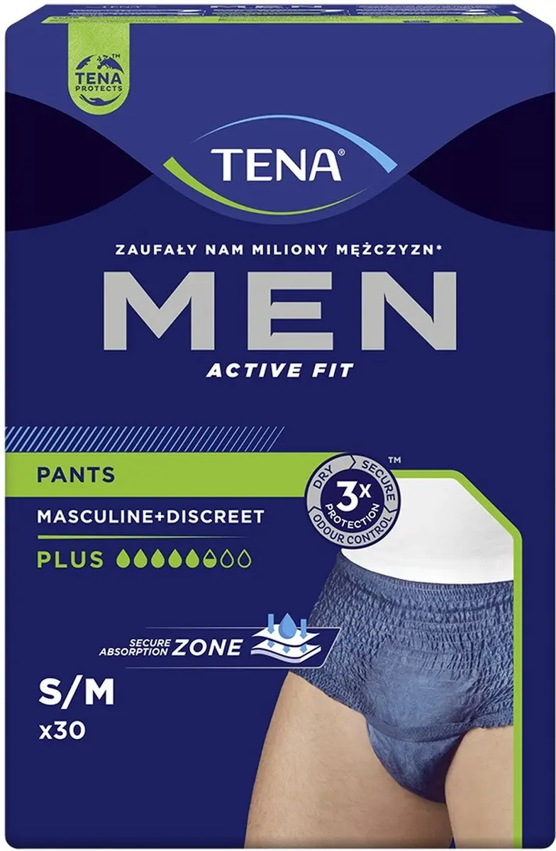 TENA Men Active Fit Pants Plus Incontinentiebroekjes