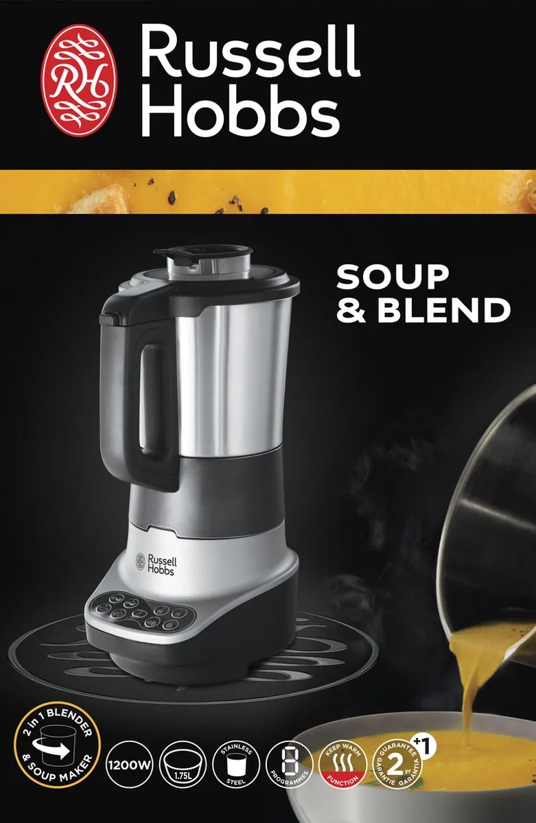 Russell Hobbs Soepmaker & Blender 21480-56 - 1,75L - RVS