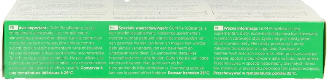GUM PerioBalance Tabletten - 30 Stuks